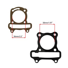 New Olym GY6 47mm/1.85" Cylinder Gasket for Chinese Scooter Moped ATV Go Kart 4-Stroke GY6 80c 100cc 139QMB 139QMA Engine