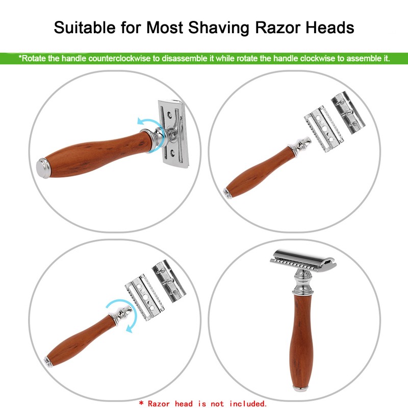 Shaving Handle for Double Edge Shaving Razor Safety Beard Razor