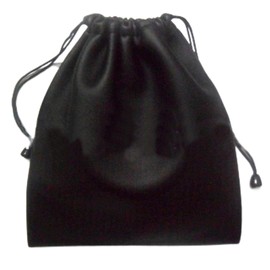 Faderr Earphone Bag Headphone Carrying Bag, Universal Headset Protection Pouch Headphones Travel Bag, PU Leather Headphones Drawstring Bag Carry Bags Headphone Storage Bag