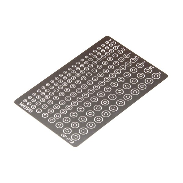 Wave Finish Products Series Basic Etching Round 2 Plastic Model