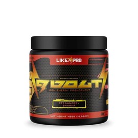 Like A Pro Supplements 9 Volt High Energy Pre-Workout - Specification: Strawberry Banana