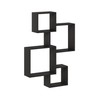 Furinno Rossi Interweave Wall Mount Floating Cube Shelf, Set of