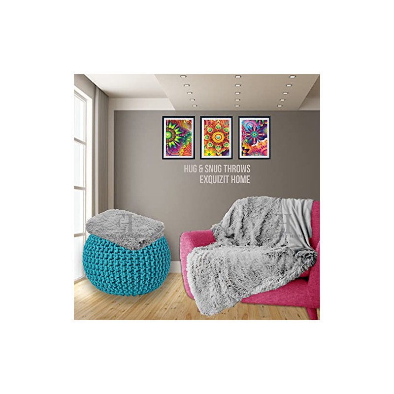 EXQUIZIT HOME Luxury Super Soft HUG & SNUG Fluffy Fur