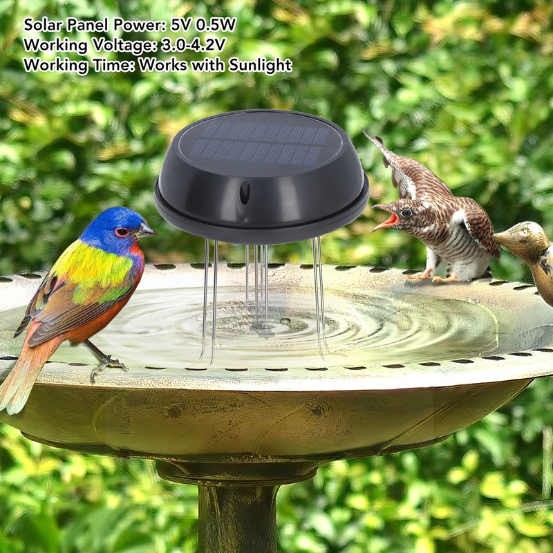 Solar Powered Water Agitator 5V 0.5W Solar Panel Wiggler with