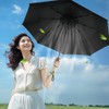 2-in-1 USB Rechargeable Cooling Umbrella with Built-In Fan | UV