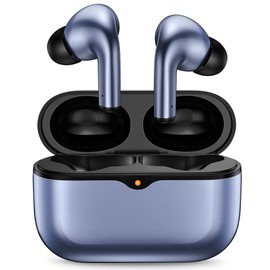 VOGHERB Bluetooth 5.1 Kopfhörer, In Ear Kabellos mit 10mm Audiotreiber, intensiver Bass, AI Noise Cancelling, HiFi Stereo, 46 std Spielzeit, Aufladen USB-C, IPX7 Earbuds, blau, OW30