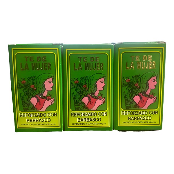 Te De La Mujer Capsulas 3 Frascos 50 Caps Cu