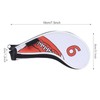 9pcs Golf Head Covers Set Zipper Golf Club Iron Head