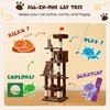 MWPO 63.8 inches Multi-Level Cat Tree for Large Cats with
