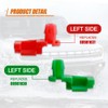 Wedcool 10PCS Tailgate Handle Rod Clip, Auto Tailgate Accessories Left