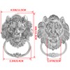 MOLIGOU Lion Head Door Knocker, 6 Inch Front Door Knocker,