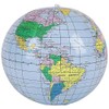 Rhode Island Novelty Inflatable Earth Globe Beach Ball 16" -Blue