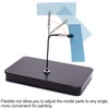 Metal Painting Stand Base Holder and 12PCS Magnetic Bendable Alligator