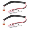 YINETTECH 2 Pieces Motorcycle Adapter Cable JWPF to Bullet Plug