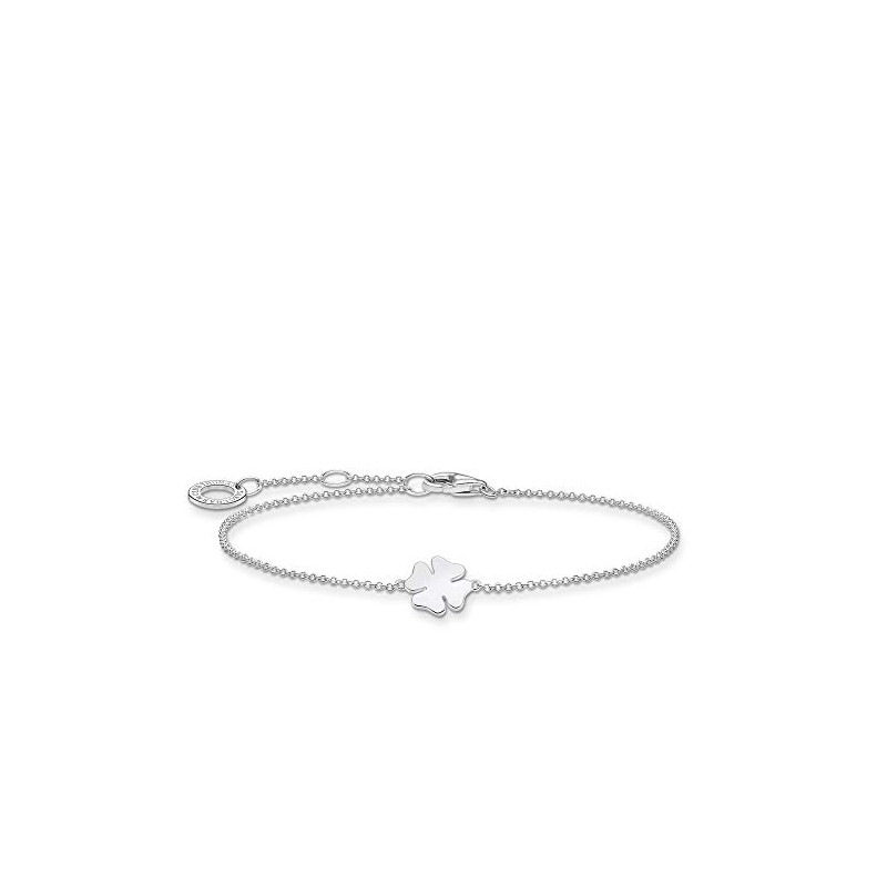 Thomas Sabo A1990 Clover Leaf Bracelet 925 Sterling Silver, Sterling