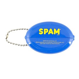 Coin Purse, Coin Purse, SPAM Spam, Rubber Coin Case, Blue, American Miscellaneous Goods, American Goods