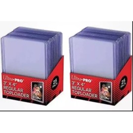 Ultra PRO 25 Ultra PRO Top Loaders 3" x 4" Regular 35pt - Hard Cases- Factory Sealed