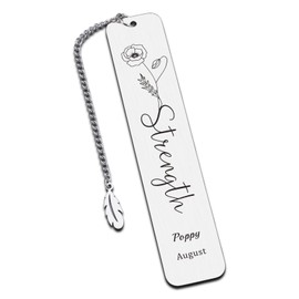 Bookmarks Gifts for Friends Best Friend Sister Unique Birth Flower Birthday Gift for Women Female Book Mark for Friendship Book Lover Bookworm Read Retirement Christmas Gift for Coworker Daughter Mom