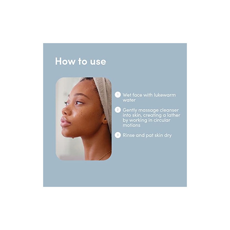 hers Clear Waters Hydrating Cleanser - Squalane Cleanser Face Wash