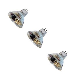 ENX 82V 360W Projector Bulb by Technical Precision - MR16 Dichroic Bulb Overhead Projector Light Bulb - GY5.3 2-Flat Pin Base - CC-8 Filament - 3300K - 75 Hours Rated Life - 3 Pack