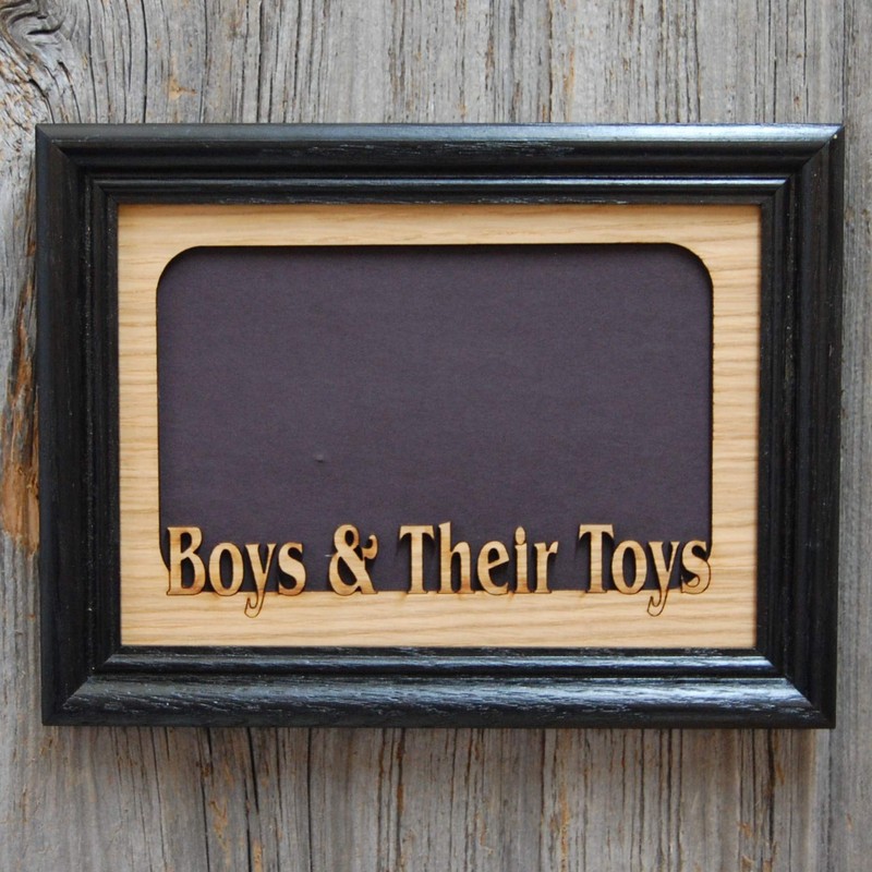 Boys & Their Toys Picture Frame - 5x7 Frame Holds