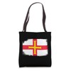Guernsey Flag English Channel Island Isles British Resort Tote Bag