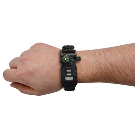 Camillus Survival Tactical Paracord Bracelet Compass,Fire Starter NEW OPEN STOCK