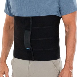 Vive Abdominal Binder Post Surgery (4 Panel) - Postpartum Belly Band - C-Section, Hysterectomy, Hernia Belt for Women, Men