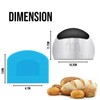 Salara Dough Scraper Dual Sided | Flexible and Food Grade