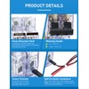 DIHOOL 30A DC Circuit Breaker with Remote Control, 12V-400V DC