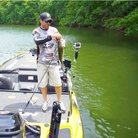 YOLOtek Veteran Owned - PowerStick 53" Stick Only - Boat Mount Give Constant Power for GoPro, DJI, Insta360, Mevo & All Action Cameras - Hands-Free Recording While Fishing or Boating