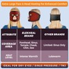 ELEKHEAL EX-Large Heated Face Mask with Eye Cutouts for Sinusitis,