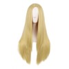 MapofBeauty 28 Inches/70 cm Fashion Monochrome Length Straight Wig High