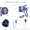 GOODSMANN Rechargeable Handheld Spotlight LED Boat Waterproof Spot Light Searchlight