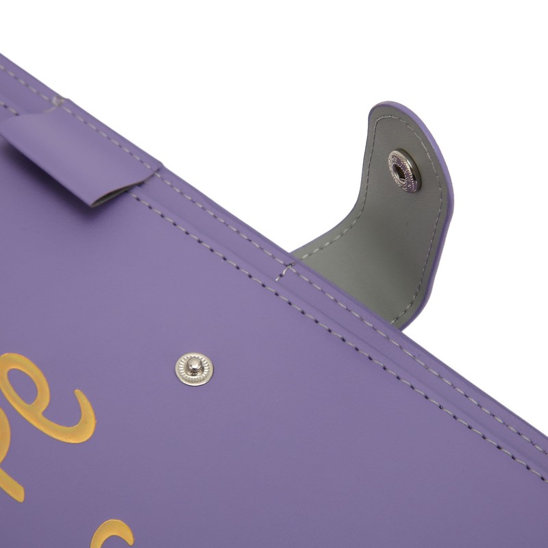 Money Saving Binder Waterproof PU Leather A5 Budget Binder with