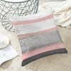 AEIOAE Pink Grey Pillow Covers 18x18 Set of 2 Beige