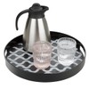 Olympia Kristallon PC Round Non Slip Tray with Handles -