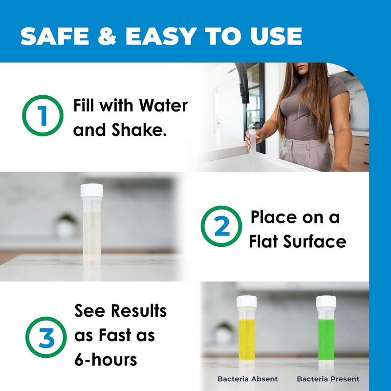 Safe Home® 14-in-1 DIY Drinking Water Test Kit – Includes