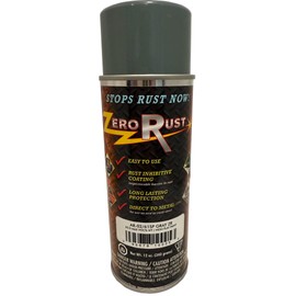TWP Zero Rust 61SP Gray Rust Inhibitive Coating – 12 oz Aerosol | Direct-to-Metal Corrosion Protection | Industrial-Grade Rust Preventive Spray