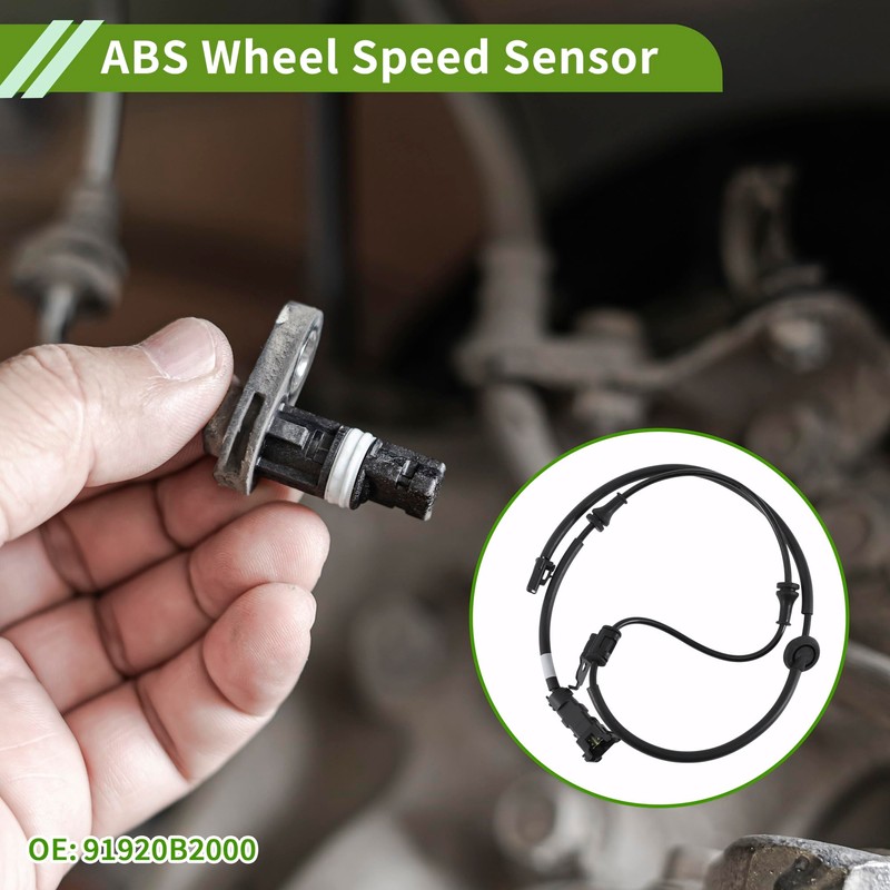 HOPESPANNER ABS Raddrehzahlsensor hinten links ABS Sensor Antiblockiersystem Sensor Nr.