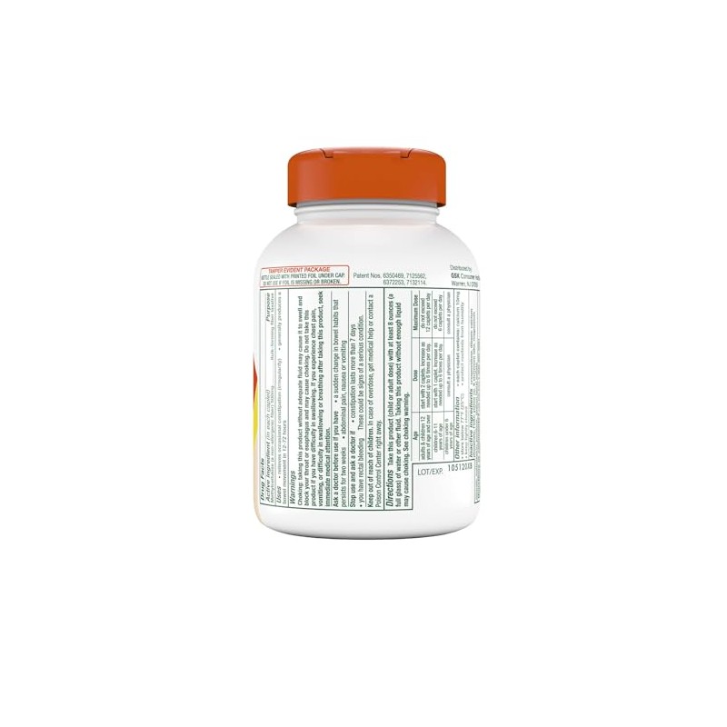 Citrucel Methylcellulose Fiber Therapy for Regularity, Fiber Caplets, 180-Count Bottle