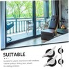 Operitacx Sliding Door Window Pulleys 4pcs Metal Roller Wheels for