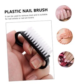 Ipetboom 12-Piece Manicure Cleaning Brush Set Handle Grip Fingernail Scrub Tools for Professional Home Use for Nail Art Grooming