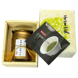 Yame-Cha no Sato H-1G50 Gyokuro Tea Gift Souvenir Present Yame Tea Exhibition Exhibition, 1 Can