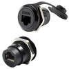 PENGLIN 2Pack RJ45 Shielded Panel Mount Coupler, Ethernet LAN Pass
