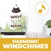 VP Home 20" H Fancy Cat Wind Chimes for Outside