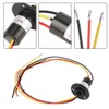 Electrical Slip Ring, 250RPM 15A Mini Slip Ring 3 Wires