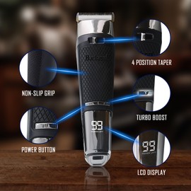 Barbasol Hair Face and Body Trimmer Hair-Face and Body Trimmer, Xtreme Easy Use