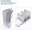Stove Windscreen, 12 Plates Stove Windshield with Drawstring Bag, Aluminum