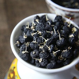 Black Wolfberry, Goji Berry, Special Black Wolfberry, Wild Black Wolfberry, Abundance, Anthocyanin, Flower Tea, Chinese Tea, Black Tea, Made in Qinghai, Naturally Cultivated, Additive-Free (7.1 oz